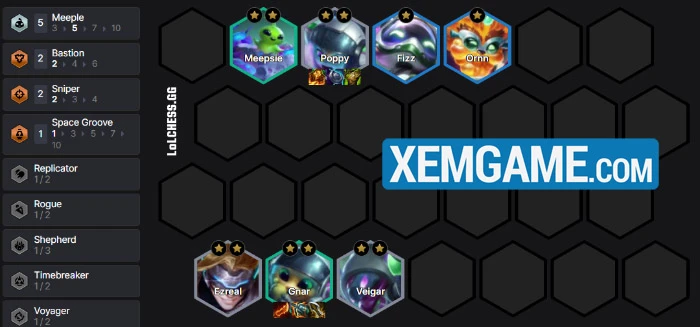 ĐTCL 17.4c: Hướng dẫn lối đánh tempo Gnar mới, không cần reroll