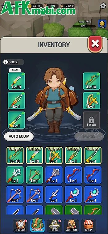 FANTASYxHUNTERS - Săn bọn quái vật để phát triển nhân vật