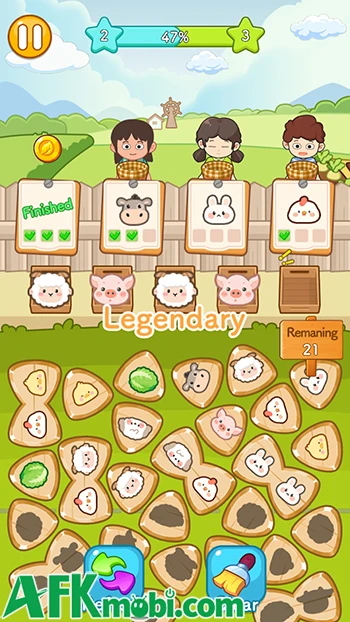 Farm Animal Sort Puzzle game casual giải đố lấy chủ đề nông trại
