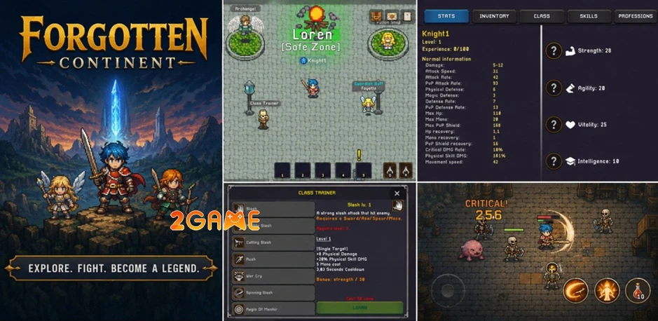 Forgotten Continent MMORPG - Khơi Quật Lục Địa Bị Lãng Quên