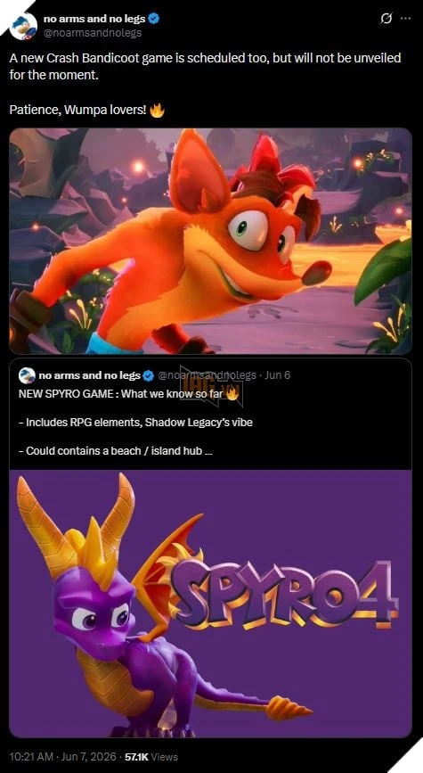 Game Crash Bandicoot Mới Dường Như Đang Được Phát Triển Trong Bí Mật