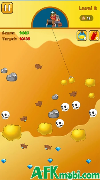 Gold Miner Classic cho người chơi làm một thợ mỏ đào vàng Gold Miner Classic cho người chơi làm một thợ mỏ đào vàng