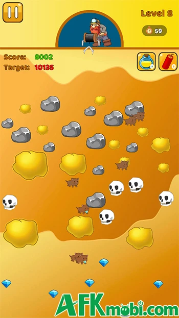 Gold Miner Classic cho người chơi làm một thợ mỏ đào vàng Gold Miner Classic cho người chơi làm một thợ mỏ đào vàng