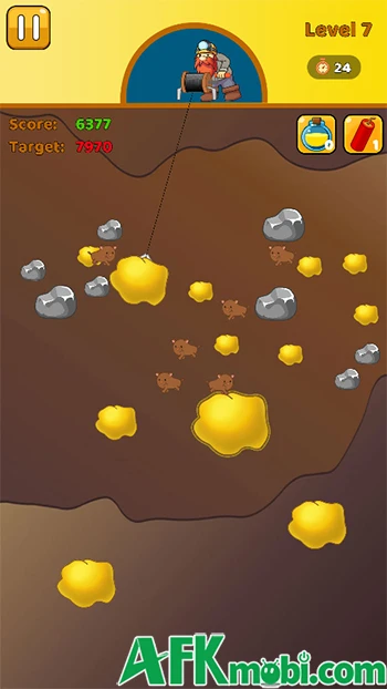 Gold Miner Classic cho người chơi làm một thợ mỏ đào vàng Gold Miner Classic cho người chơi làm một thợ mỏ đào vàng