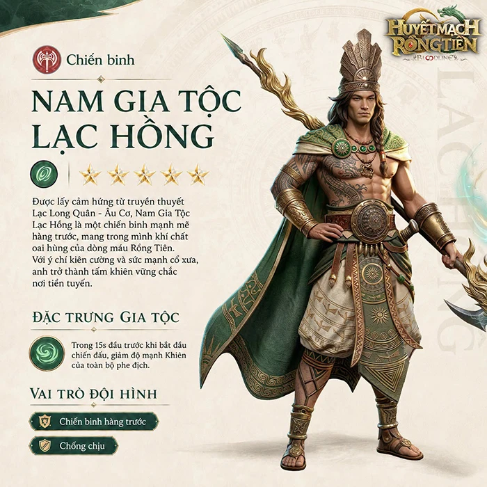 Lạc Long Quân và Âu Cơ xuất hiện trong Bloodline: Dòng Máu Anh Hùng