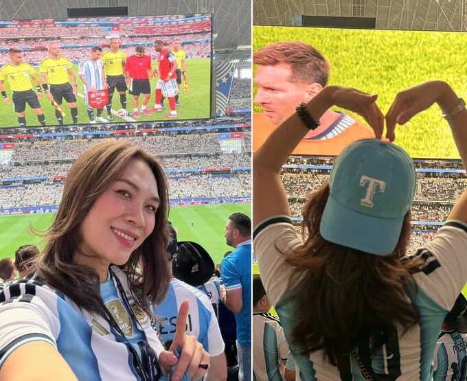 Mỹ Tâm xúc động chứng kiến Messi phá kỷ lục tại World Cup
