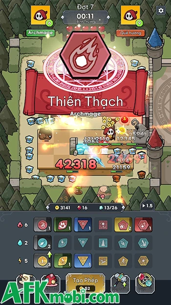 Magic Defense: Co-op Wizard TD game phòng thủ roguelike