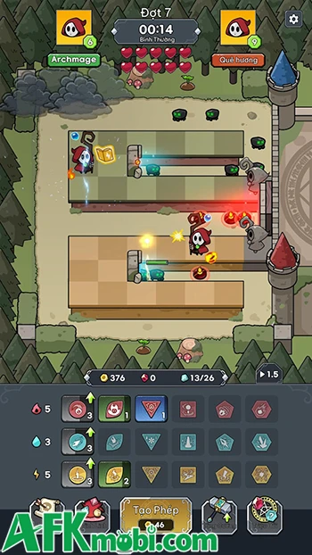Magic Defense: Co-op Wizard TD game phòng thủ roguelike