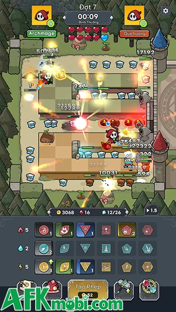 Magic Defense: Co-op Wizard TD game phòng thủ roguelike