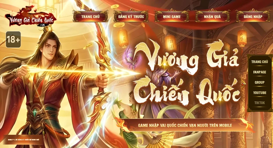 Một tựa game Quốc Chiến chính thức mở cổng Landing đăng ký sớm Một tựa game Quốc Chiến chính thức mở cổng Landing đăng ký sớm