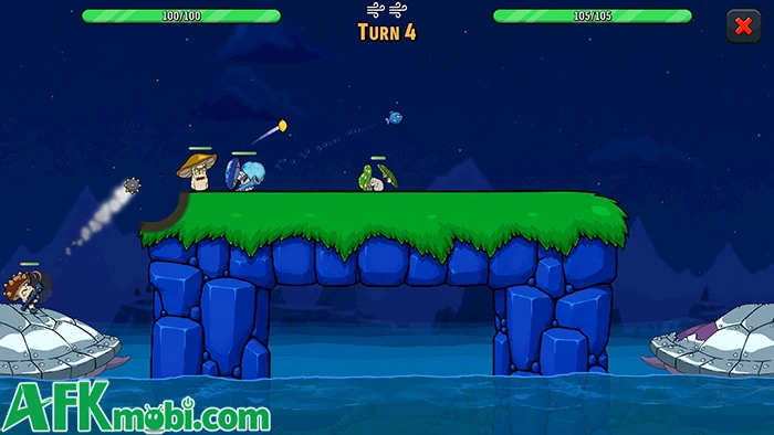 Mush Boom game bắn súng canh tọa độ PvP lấy chủ đề cây nấm