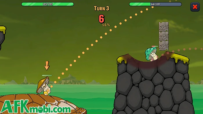 Mush Boom game bắn súng canh tọa độ PvP lấy chủ đề cây nấm