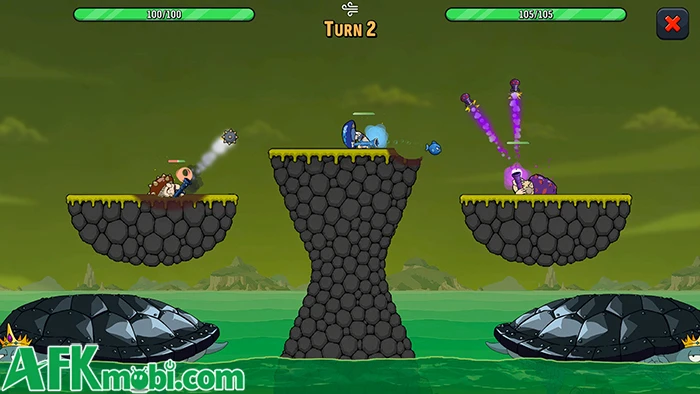 Mush Boom game bắn súng canh tọa độ PvP lấy chủ đề cây nấm