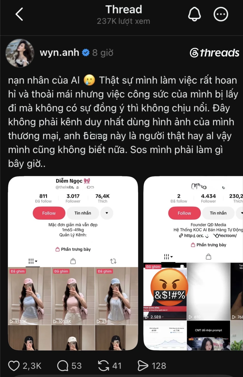 Nàng hot girl lên tiếng cầu cứu, nạn nhân bị lợi dụng bởi công nghệ AI Nàng hot girl lên tiếng cầu cứu, nạn nhân bị lợi dụng bởi công nghệ AI