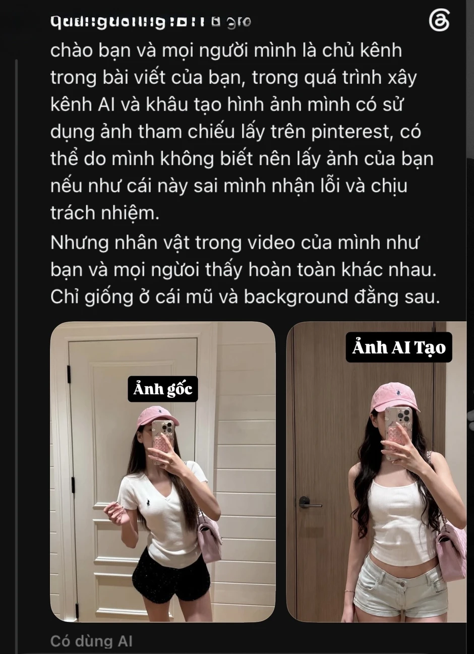 Nàng hot girl lên tiếng cầu cứu, nạn nhân bị lợi dụng bởi công nghệ AI Nàng hot girl lên tiếng cầu cứu, nạn nhân bị lợi dụng bởi công nghệ AI