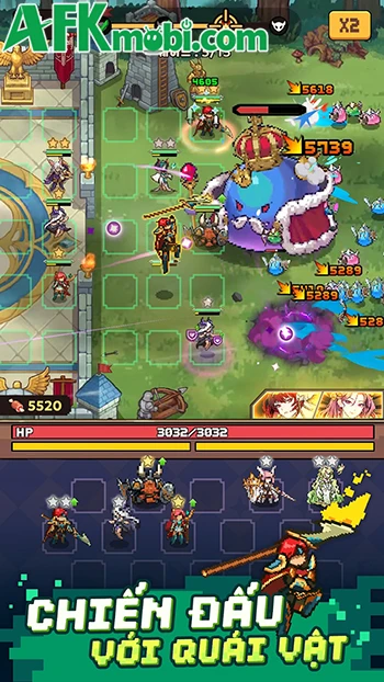 Pixel Defenders: Merge TD Game với lối chơi phòng thủ đơn giản