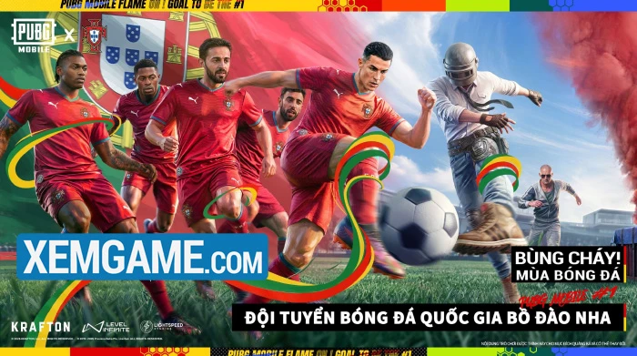 Pubg Mobile hợp tác tuyển Bồ Đào Nha và Argentina trong sự kiện bùng nổ cùng World Cup 2026 Pubg Mobile hợp tác tuyển Bồ Đào Nha và Argentina trong sự kiện bùng nổ cùng World Cup 2026