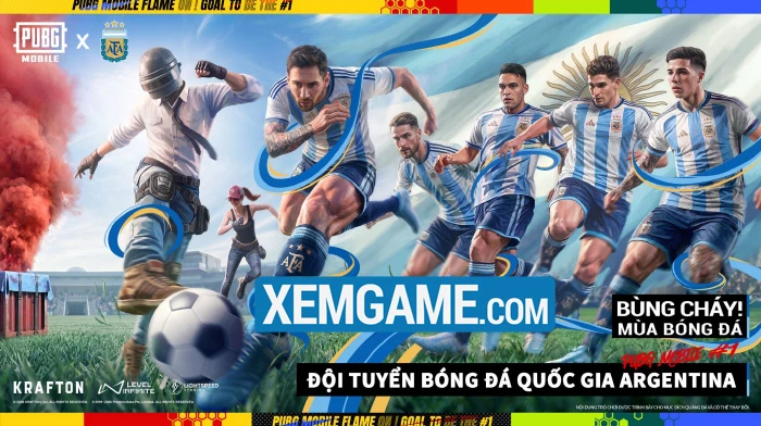 Pubg Mobile hợp tác tuyển Bồ Đào Nha và Argentina trong sự kiện bùng nổ cùng World Cup 2026 Pubg Mobile hợp tác tuyển Bồ Đào Nha và Argentina trong sự kiện bùng nổ cùng World Cup 2026