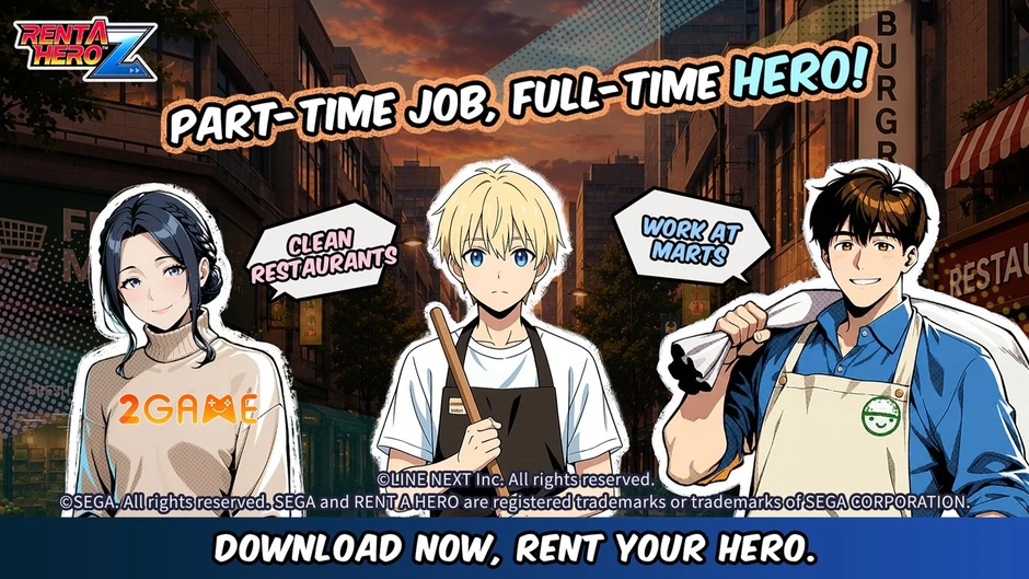Rent A Hero Z - Làm Thu Ngân Để Có Tiền Làm Siêu Anh Hùng Rent A Hero Z - Làm Thu Ngân Để Có Tiền Làm Siêu Anh Hùng