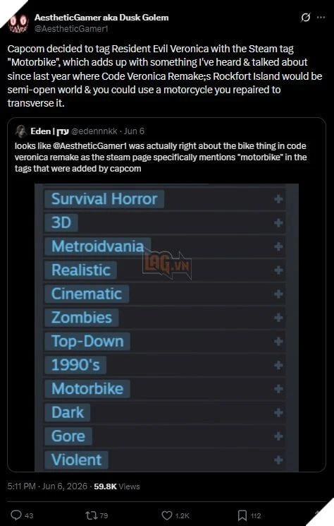 Resident Evil Code: Veronica Remake Gây Chấn Động Tại Summer Game Fest 2026 Resident Evil Code: Veronica Remake Gây Chấn Động Tại Summer Game Fest 2026