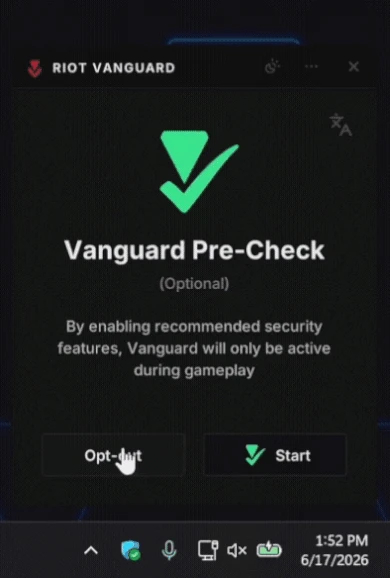 Riot nới lỏng cơ chế hoạt động của Vanguard, giúp PC "nhẹ gánh"