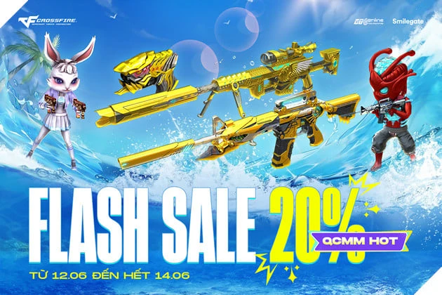 Săn Sale Hot Mùa Hè Với Đợt Flash Sale Combo QCMM Trong 3 Ngày Của Crossfire Săn Sale Hot Mùa Hè Với Đợt Flash Sale Combo QCMM Trong 3 Ngày Của Crossfire