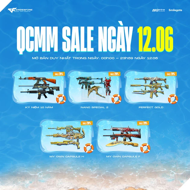 Săn Sale Hot Mùa Hè Với Đợt Flash Sale Combo QCMM Trong 3 Ngày Của Crossfire Săn Sale Hot Mùa Hè Với Đợt Flash Sale Combo QCMM Trong 3 Ngày Của Crossfire