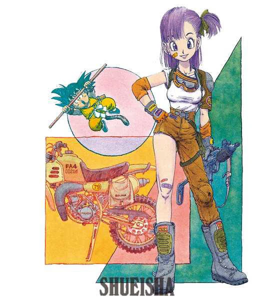 Sau 42 năm, Dragon Ball tái hiện thiết kế cổ điển cực hiếm của Goku và Bulma