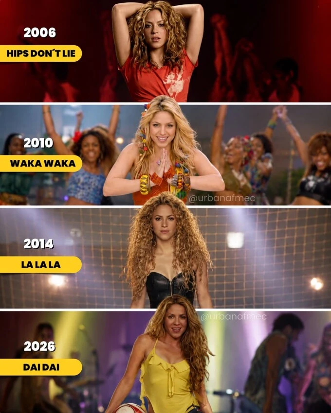 Shakira lập kỳ tích 4 lần dự World Cup, vượt mặt người yêu cũ Shakira lập kỳ tích 4 lần dự World Cup, vượt mặt người yêu cũ