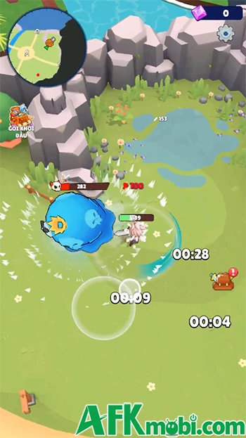 Skull Hero: XP Farm RPG - Chiến đấu săn quái phát triển nhân vật