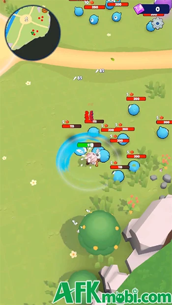 Skull Hero: XP Farm RPG - Chiến đấu săn quái phát triển nhân vật