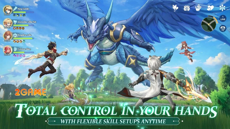 Skyria: Cloud Fantasia - Game MMO Tự Do Đổi Hệ Phái Trong Một Nốt Nhạc