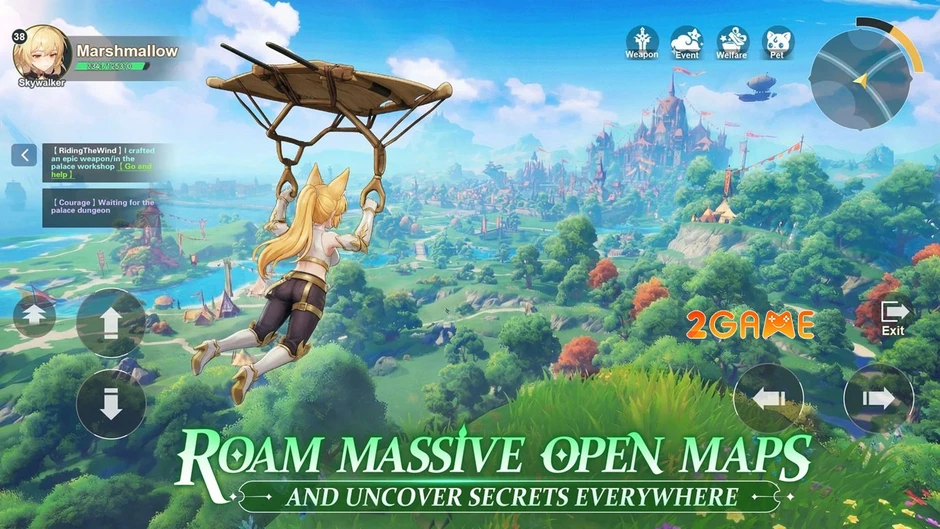 Skyria: Cloud Fantasia - Game MMO Tự Do Đổi Hệ Phái Trong Một Nốt Nhạc