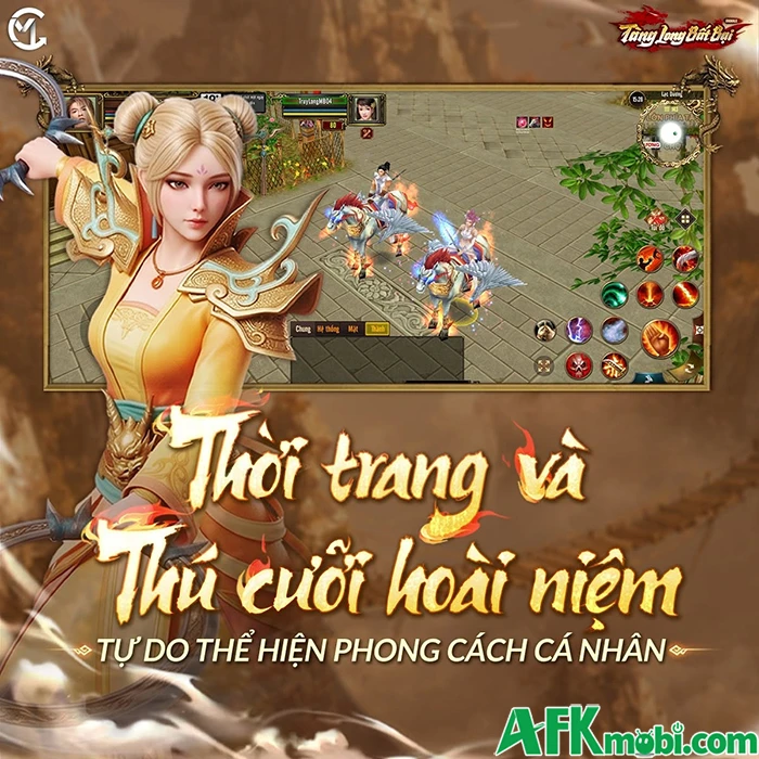 Tàng Long Bất Bại tái hiện lại TLBB Online huyền thoại trên di động