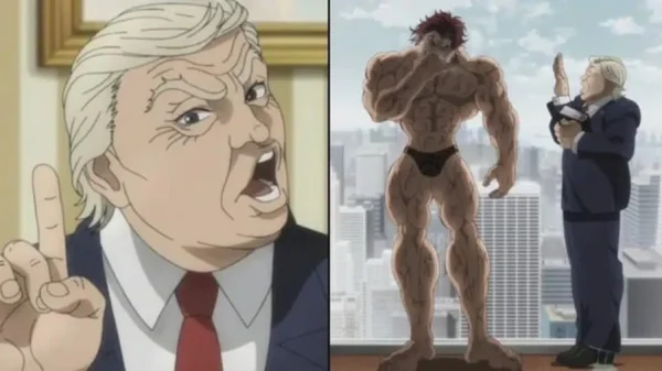 "Dở khóc dở cười" làng Anime: Nhân vật giống Donald Trump hoảng sợ đến mức "dấm đài" trước sức mạnh của Yujiro Hanma kenhtingame com thumb quot do khoc do cuoi quot lang anime nhan vat giong donald trump hoang so den muc quot dam dai quot truoc suc manh cua yujiro hanma 8ff11782140401193 940w