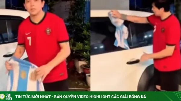 Ca sĩ Tim hứng chỉ trích dữ dội khi dùng áo của đội tuyển Argentina để lau xe kenhtingame com thumb ca si tim hung chi trich du doi khi dung ao cua doi tuyen argentina de lau xe f4861782746290669 940w