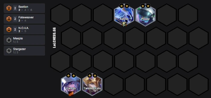 Tìm hiểu cách xây dựng Aatrox Caitlyn reroll - đội hình dị của ĐTCL 17.5b