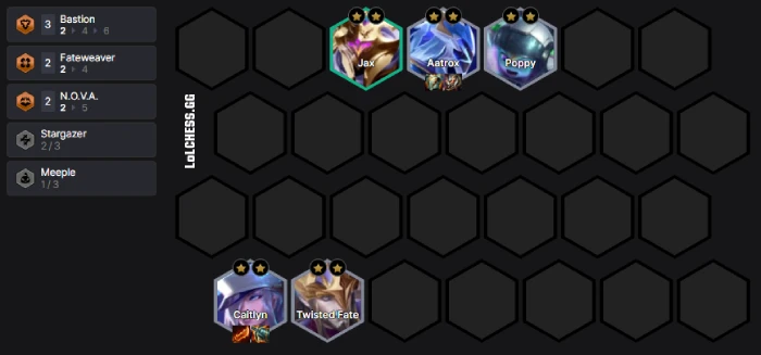 Tìm hiểu cách xây dựng Aatrox Caitlyn reroll - đội hình dị của ĐTCL 17.5b