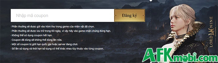 Tổng hợp gift code game LORDNINE - Cửu Vương Tranh Bá Tổng hợp gift code game LORDNINE - Cửu Vương Tranh Bá