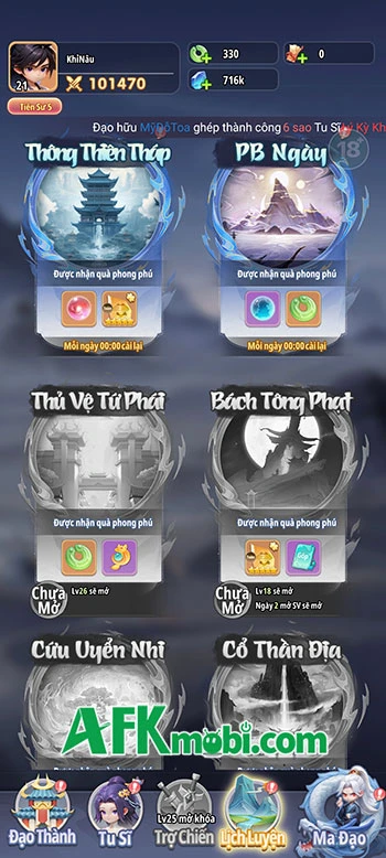Trải nghiệm đấu tướng kết hợp tu tiên với Tiên Nghịch Mobile Trải nghiệm đấu tướng kết hợp tu tiên với Tiên Nghịch Mobile
