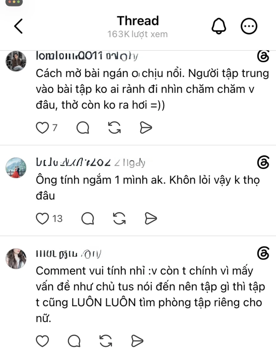 Tranh cãi mô hình phòng gym nữ "private" nhưng huấn luyện viên là nam Tranh cãi mô hình phòng gym nữ "private" nhưng huấn luyện viên là nam