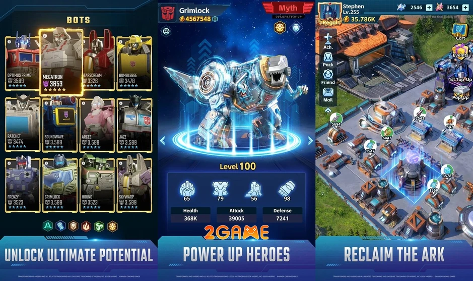 Transformers: Eternal War Soft Launch Trên Mobile Transformers: Eternal War Soft Launch Trên Mobile