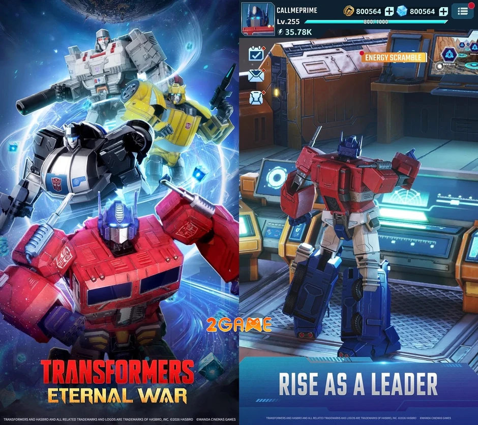 Transformers: Eternal War Soft Launch Trên Mobile Transformers: Eternal War Soft Launch Trên Mobile