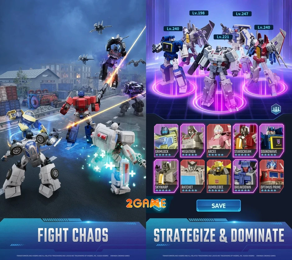 Transformers: Eternal War Soft Launch Trên Mobile Transformers: Eternal War Soft Launch Trên Mobile