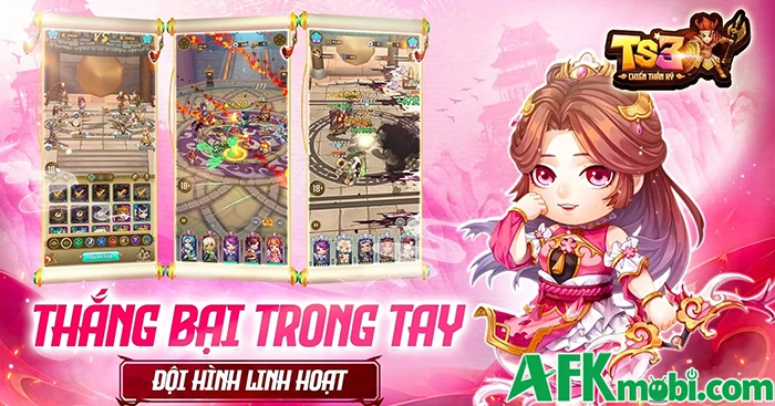 TS3 Chiến Thần Ký game đấu tướng chiến thuật cập bến Việt Nam