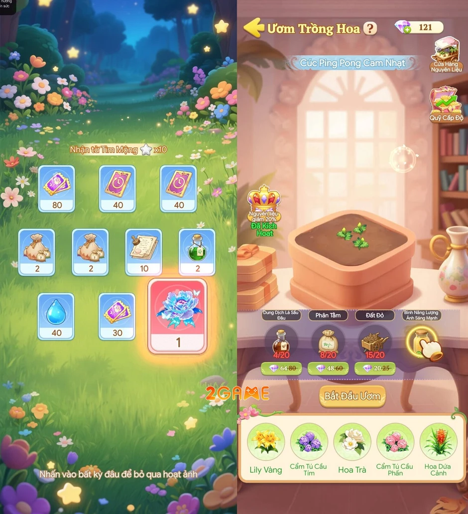 Vườn Hoa Hạnh Phúc Gzone - Tựa game thư giãn đáng chơi nhất đầu tháng 6