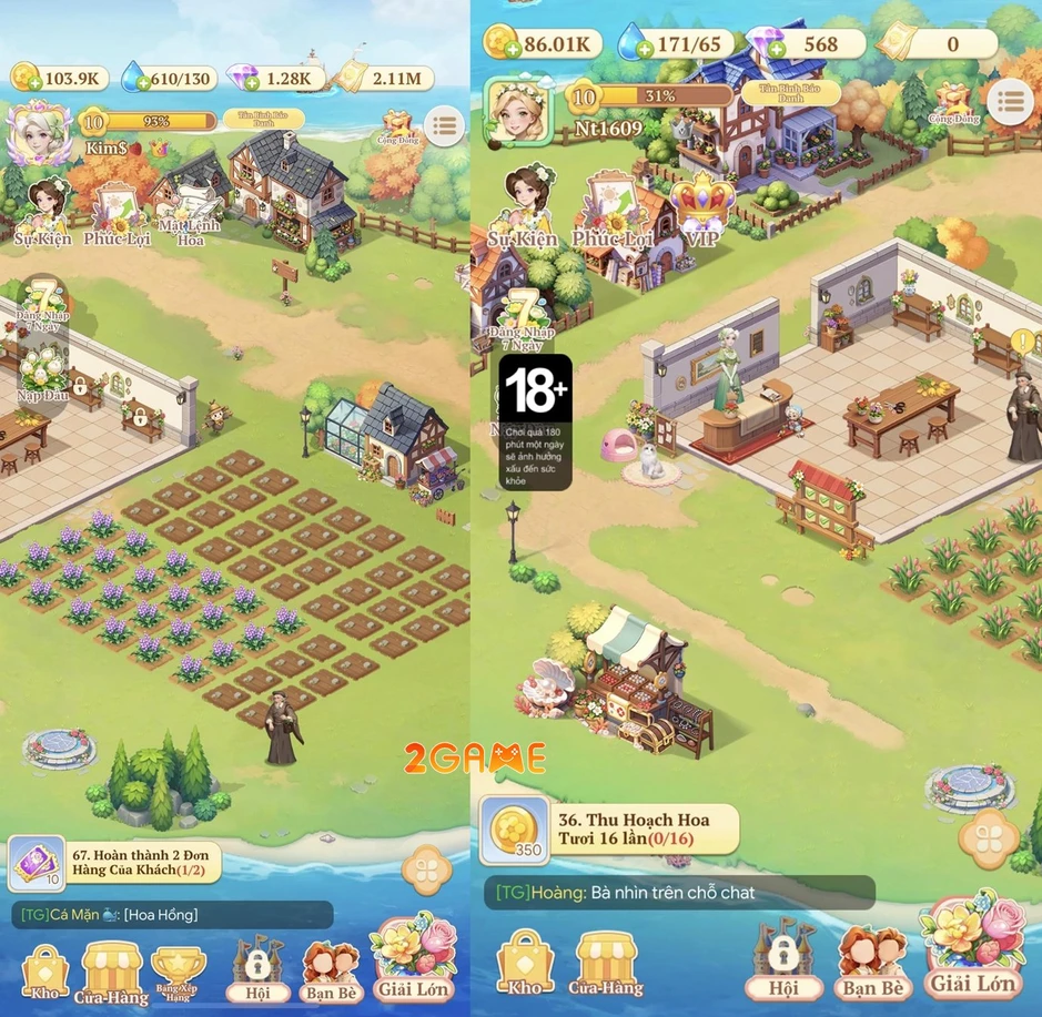 Vườn Hoa Hạnh Phúc Gzone - Tựa game thư giãn đáng chơi nhất đầu tháng 6
