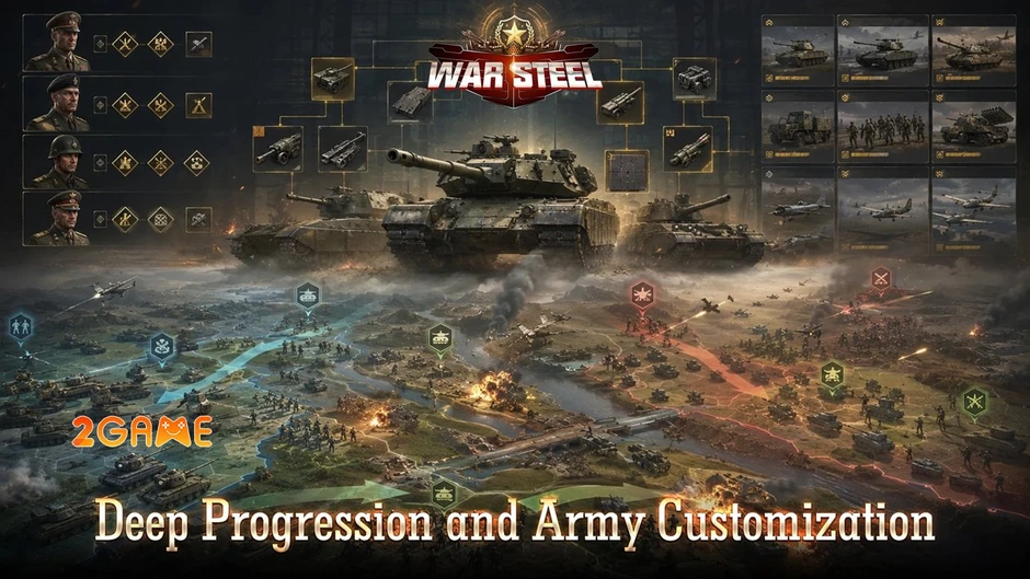 War Steel Tái Định Nghĩa Nghệ Thuật Chiến Lược Trên Mobile