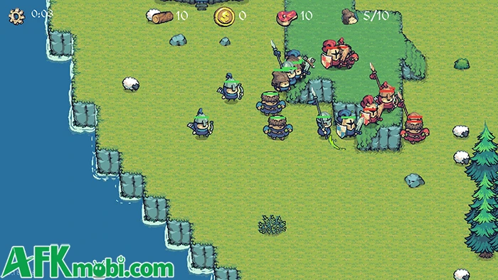 Age of Tinies game RTS với phong cách đồ họa ngộ nghĩnh Age of Tinies game RTS với phong cách đồ họa ngộ nghĩnh