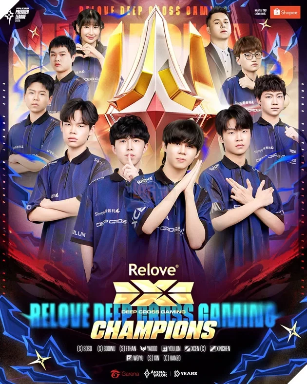 APL 2026: Relove Deep Cross Gaming Lần Đầu Tiên Bước Lên Đỉnh Vinh Quang